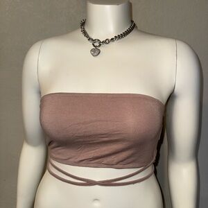 Women's Strapless Tube Top - Mauve